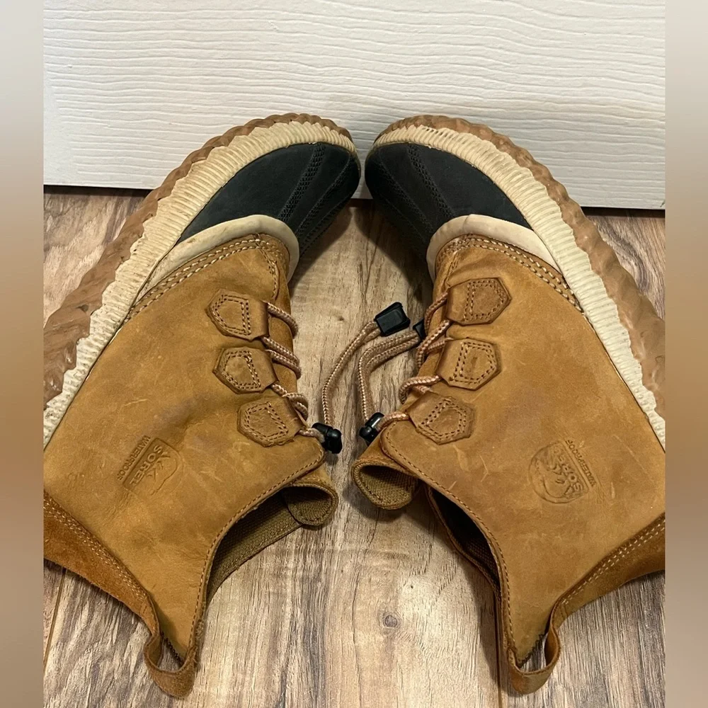 Sorel Out N About Ankle Leather Waterproof Boots shoes Womens Size 7
